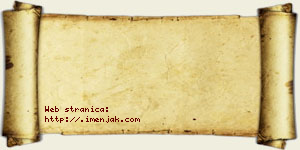 Janko Župac vizit kartica